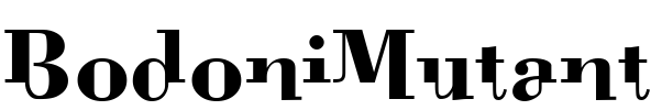 BodoniMutant