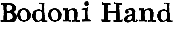 Bodoni Hand