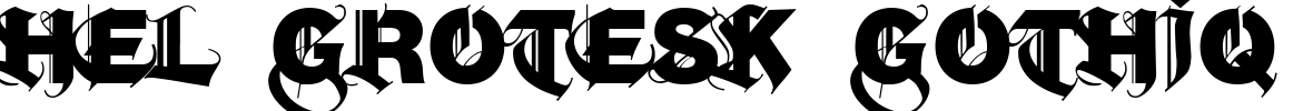 Hel Grotesk Gothiq