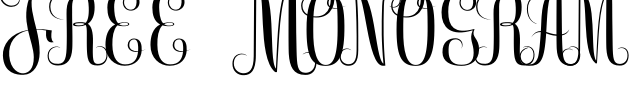 Free Monogram