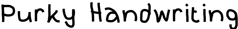 Purky Handwriting
