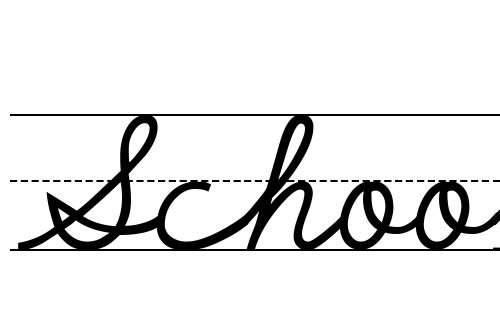 SchoolScriptDashed