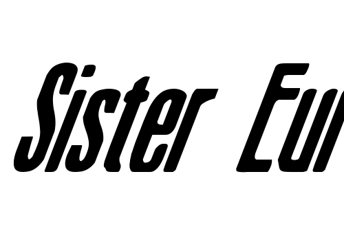 Sister Europe Italic