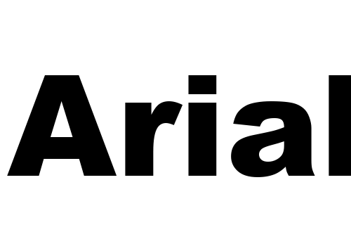 Arial Black