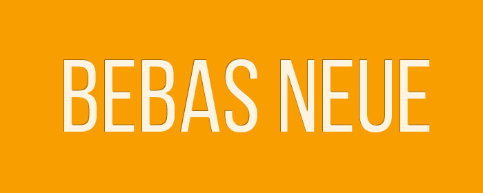 Bebas Neue