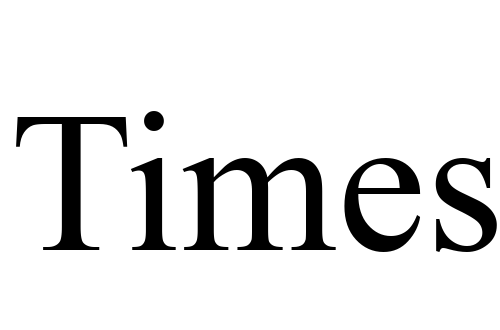 Times New Roman