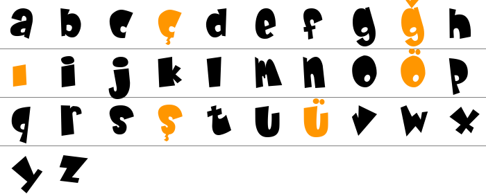 Baby Kruffy Küçük Harfler