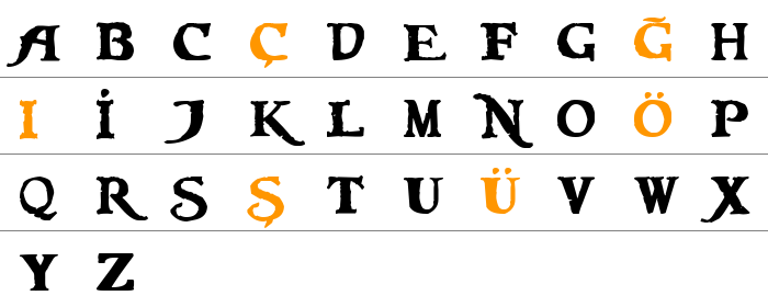Caribbean Küçük Harfler