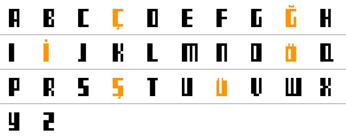 TeleTekst Büyük Harfler