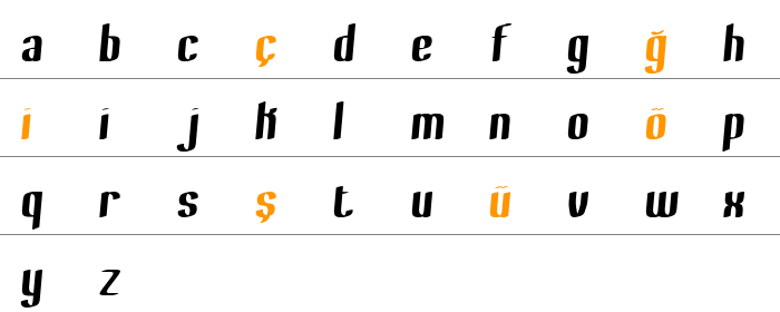 Bewilder Thick BRK Küçük Harfler