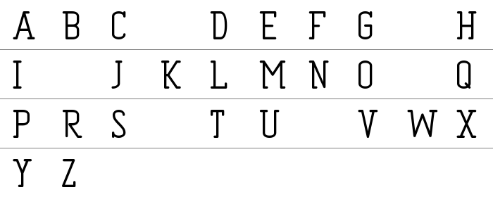 Dispensations Büyük Harfler