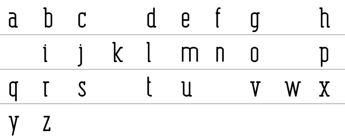 Dispensations Küçük Harfler