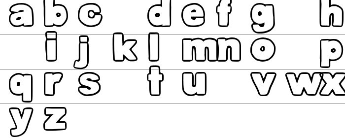 DJB Belly Button-Outtie Küçük Harfler