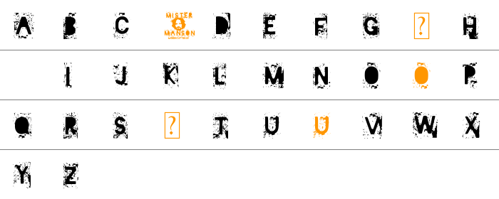 Mister Manson Küçük Harfler