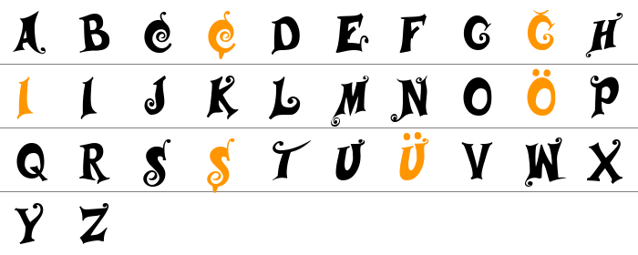 Musicals Küçük Harfler