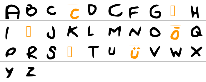 Paint Letters Büyük Harfler