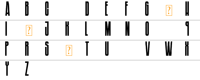 Soundgarnden Badmotorfont Büyük Harfler